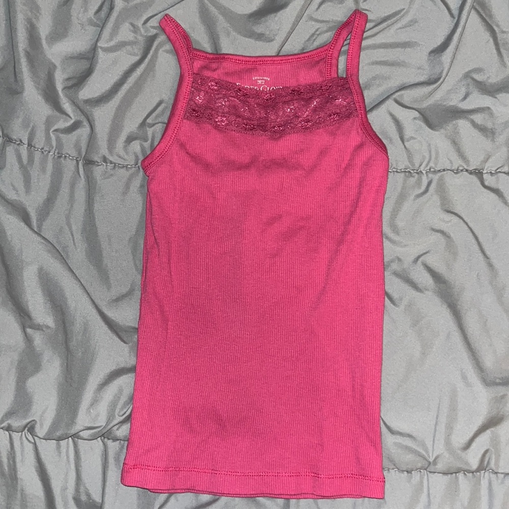 Faded glory pink tank top